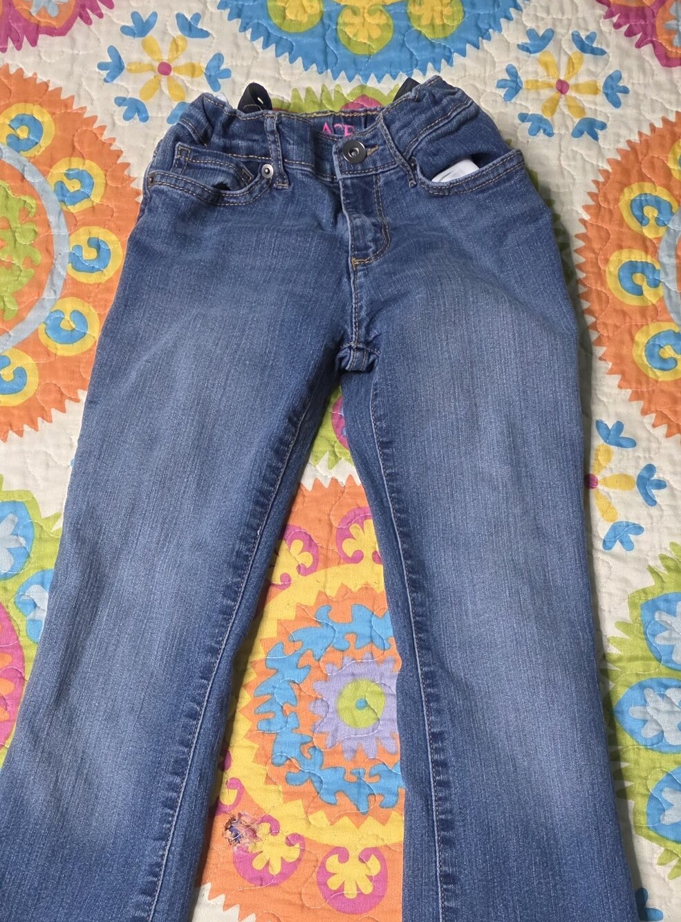 Girls Classic Blue Denim Jeans